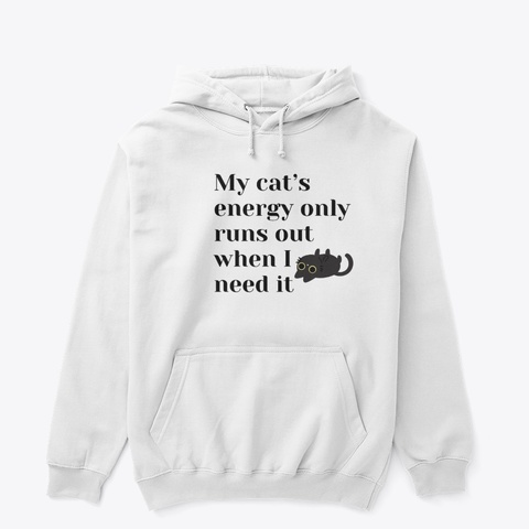 Funny Cat Themed T Shirs White Maglietta Front