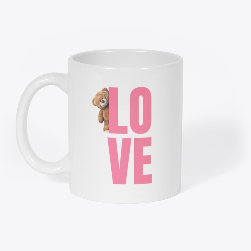 Love with cute bear T-shirt