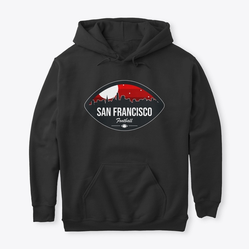San Francisco Football Skyline Badge