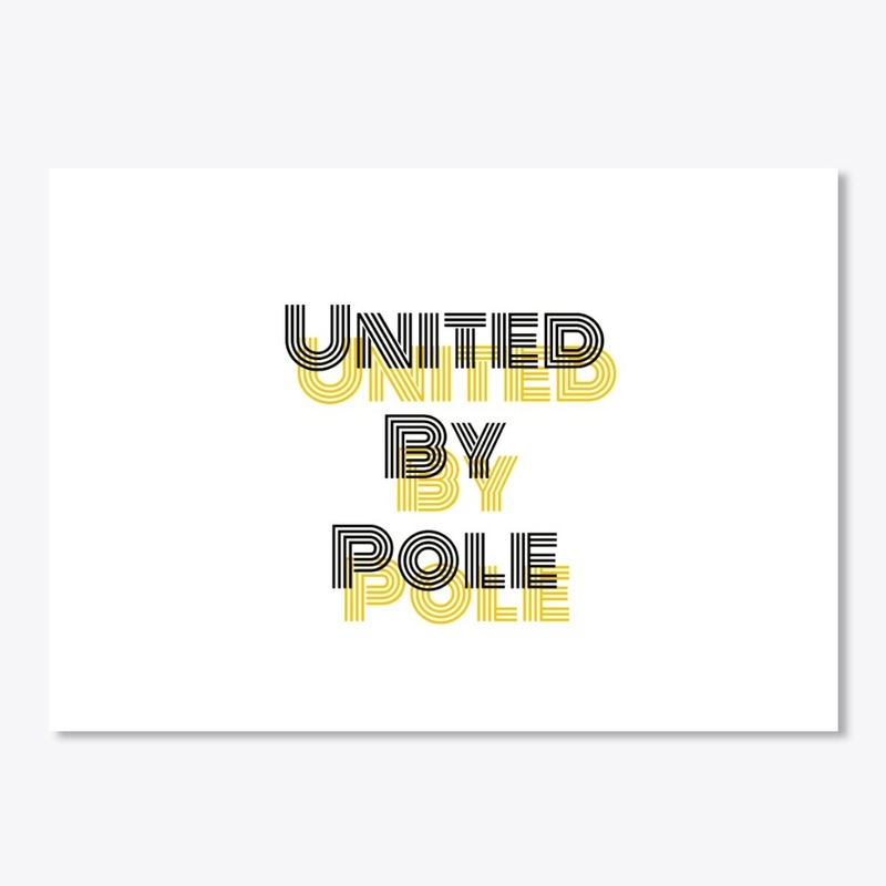 United By Pole Shadow Text