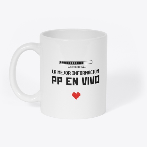 Taza La Mejor Información White Camiseta Front