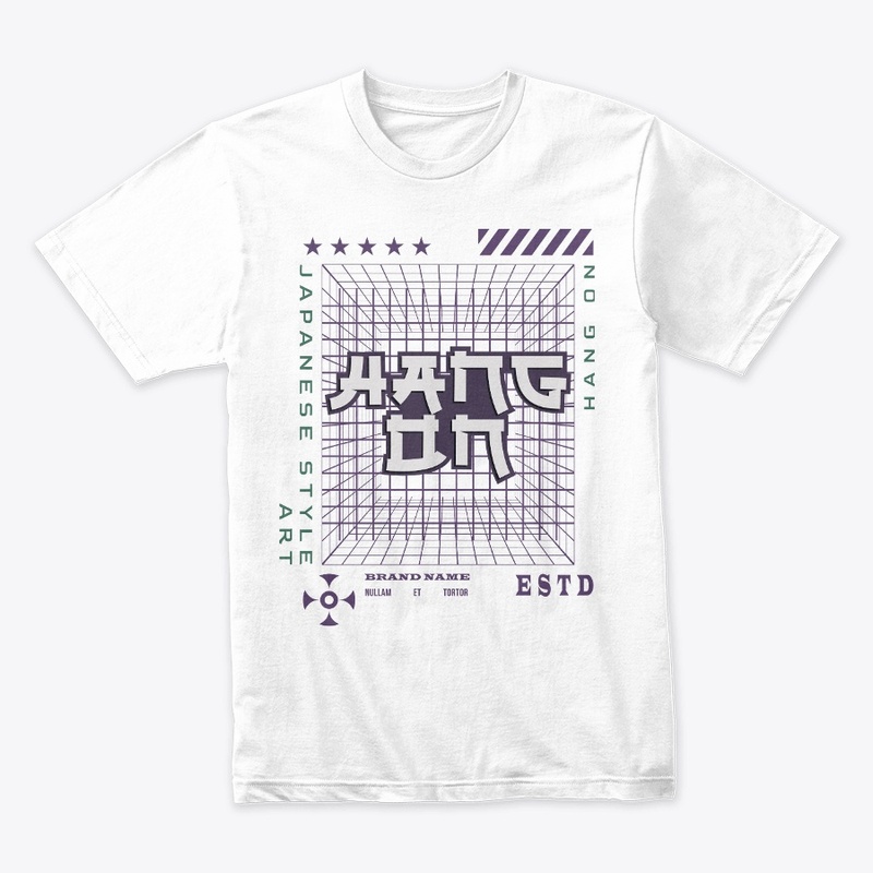 East Meets West: Modern Grid Tee