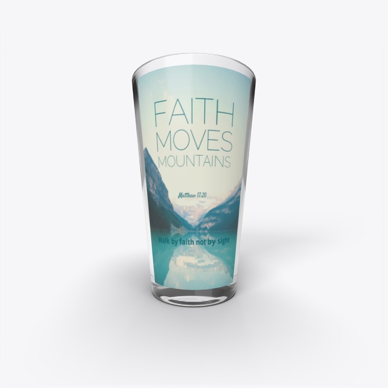 Faith moves Mountains coffee mug