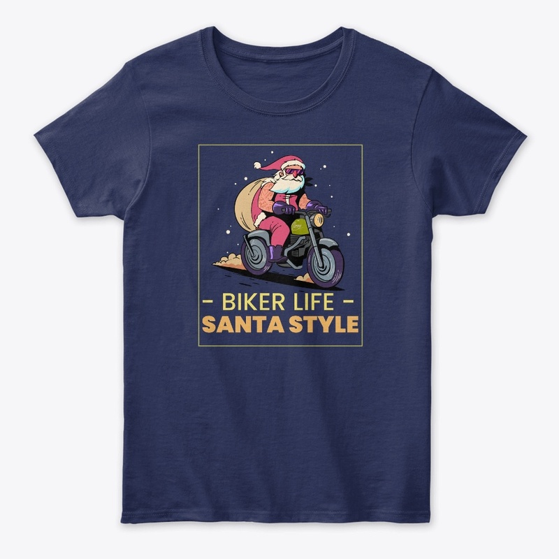 Biker Life Santa Style