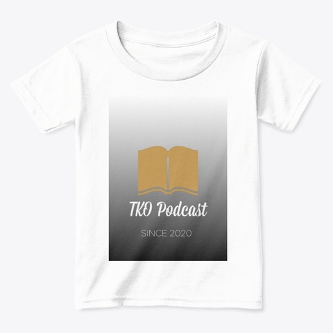 Technicolor Kaleidoscope Oratory Podcast White  T-Shirt Front