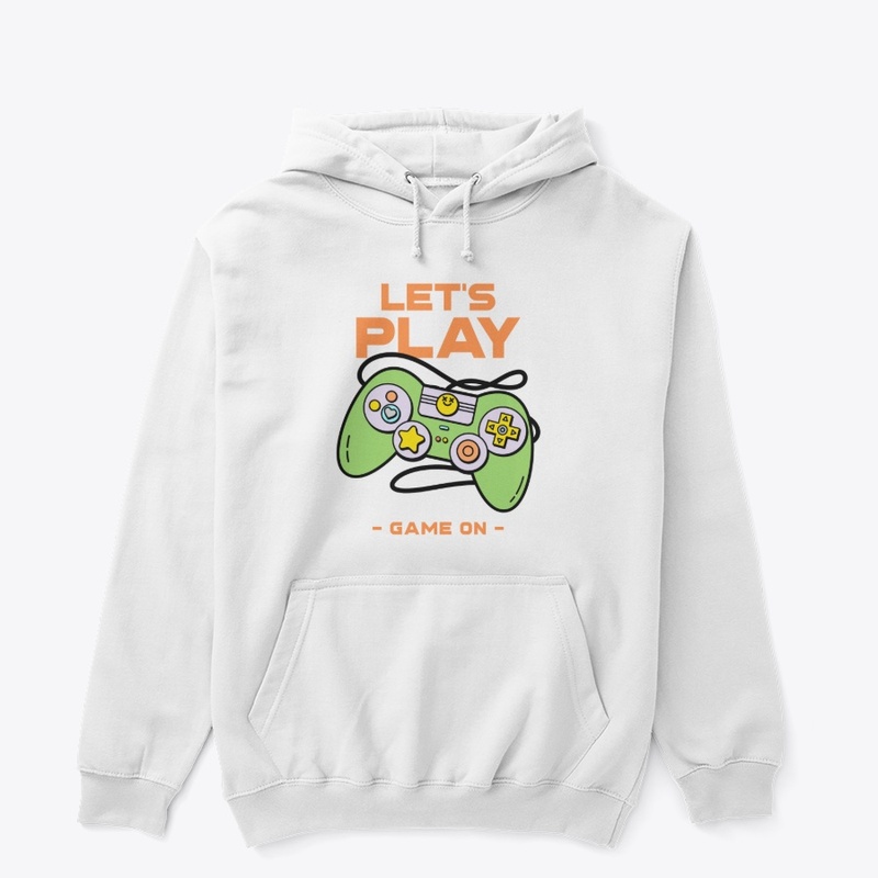 T-shirt Gamer Let's Play Game On