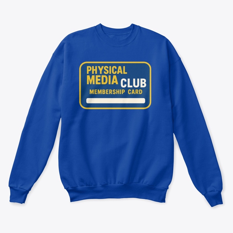 Physical Media Club Membership Card