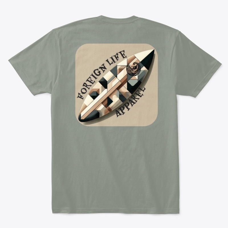 Foreign Life Beige Surfboard