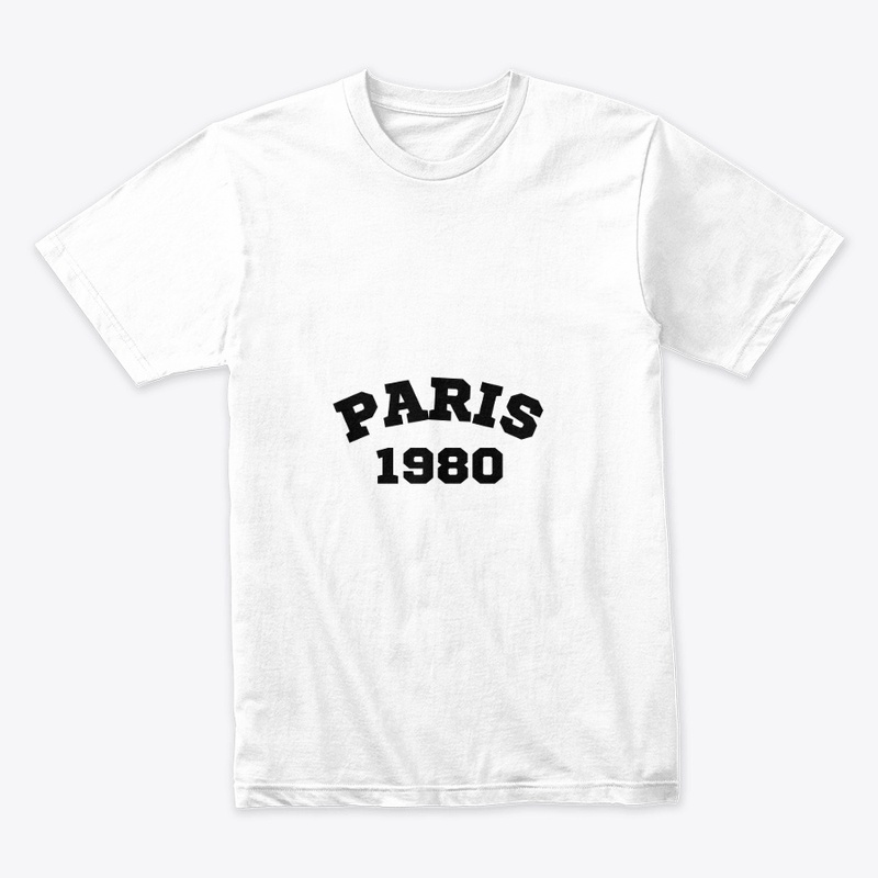 Paris 1980 graphic t-shirt 