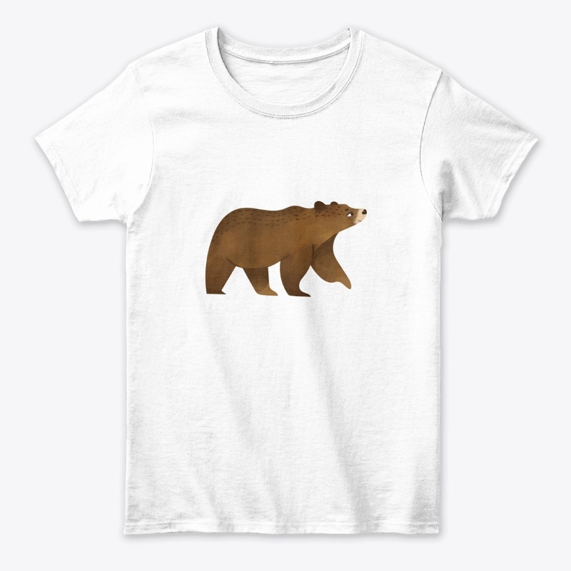 Bear Print T-Shirt & Hoodies
