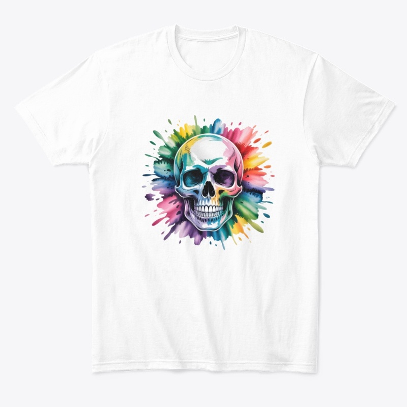 Skull and splashes