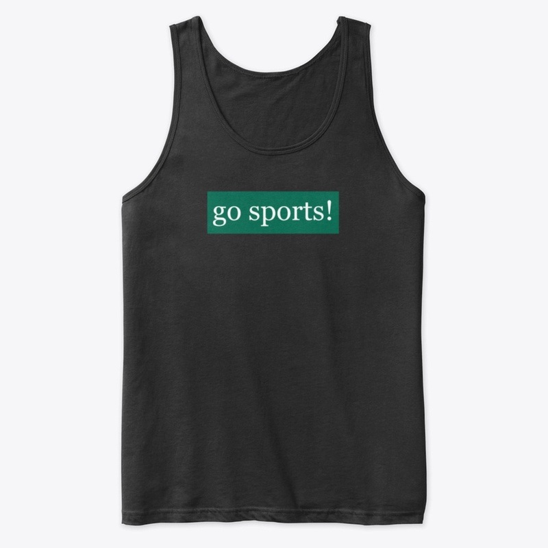 Go Sports Written in White on Green