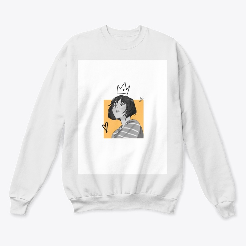 Crown Girl Aesthetic Tee – Queen Energy