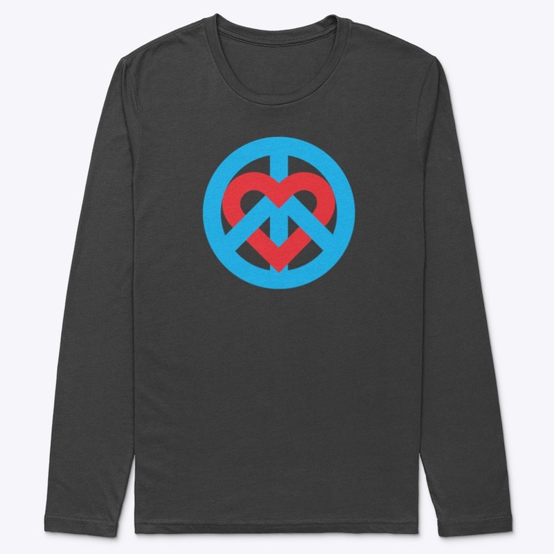 Peace+Love Interwoven Bold