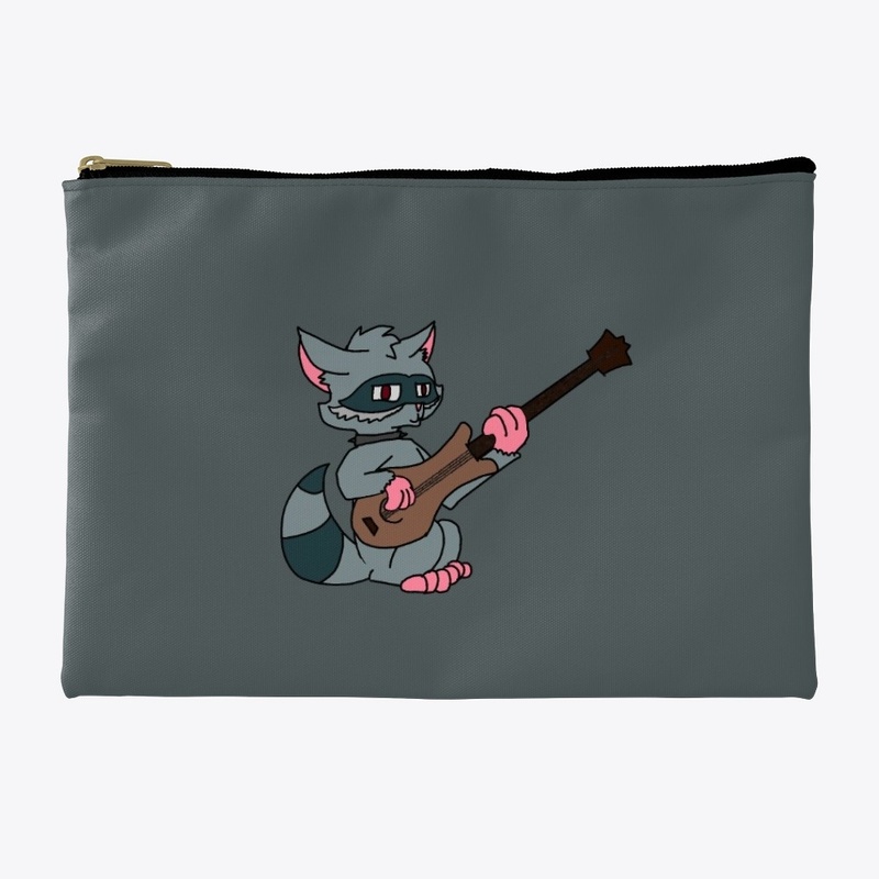 Raccoon With Guitar