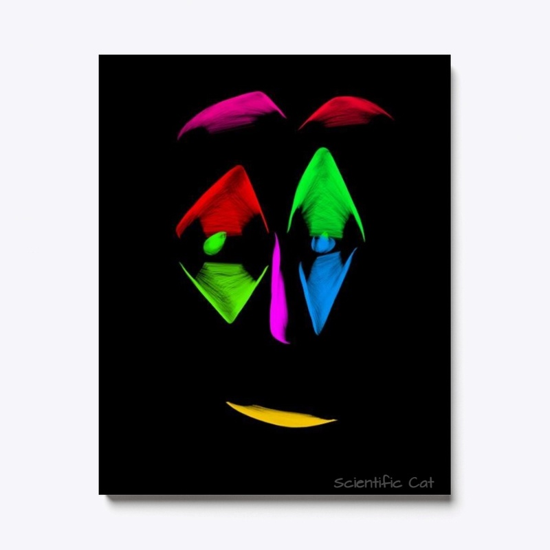 Canvas Print "Insomniac" Scientific Cat 