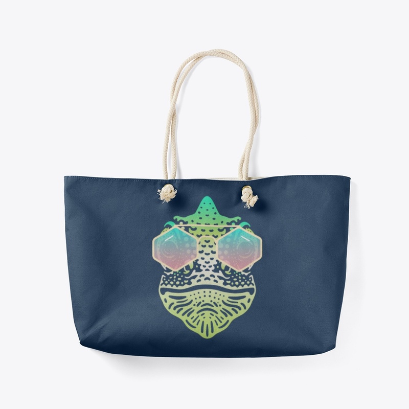 Cute Chameleon in Sunglasses (clr+sg10)