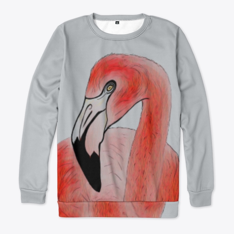 Pink Flamingo day dreaming