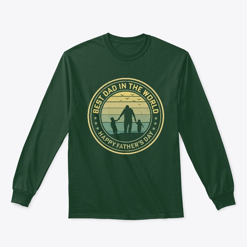 Best Dad In The world Vintage T-shirt