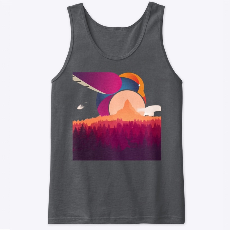 Setting Crescent Bird