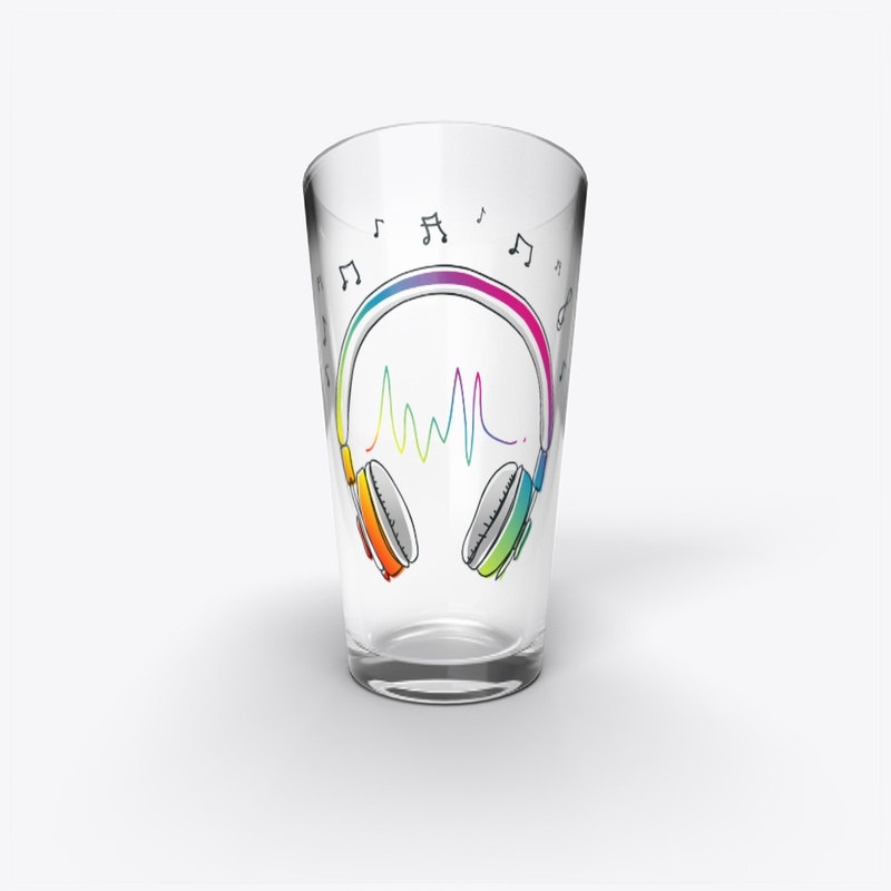 HEADPHONES - Pint Glass 