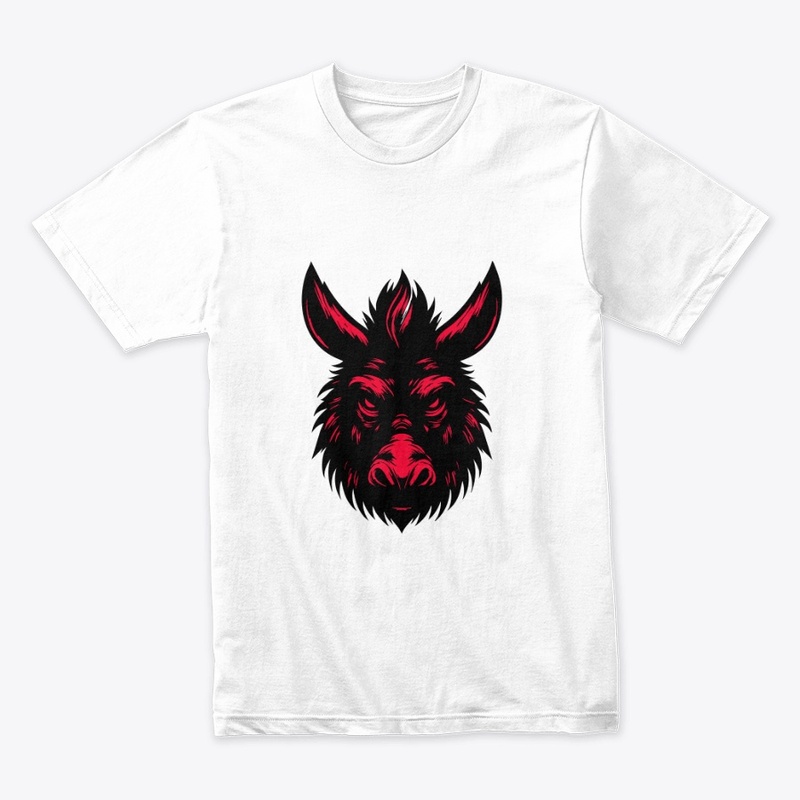 Angry Donkey Head Graphic