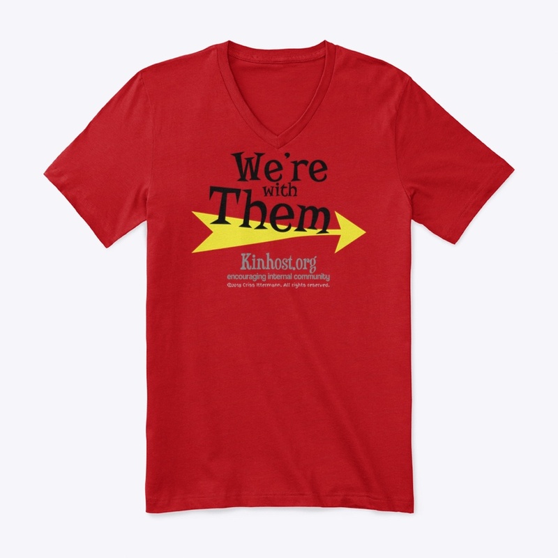 We're with Them DID Couples tee