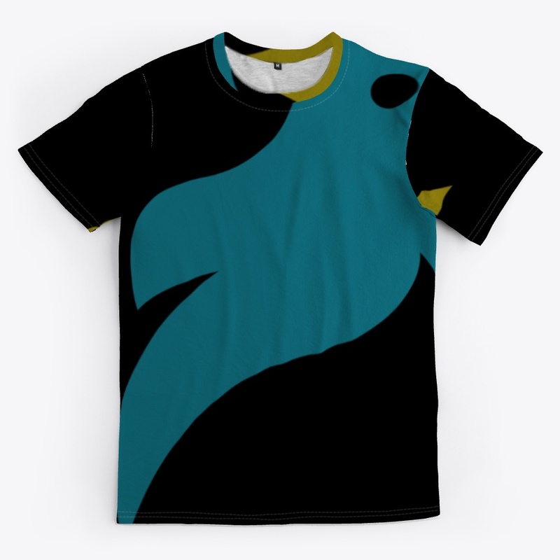 Rooster in mid century colors