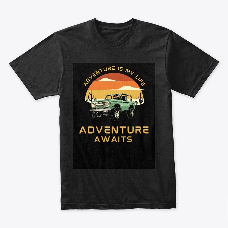 Car Adventure awaits,Take a hike tshirt 