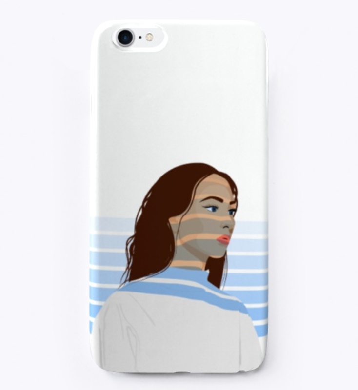 Monocromatic stripes - Pastel blue