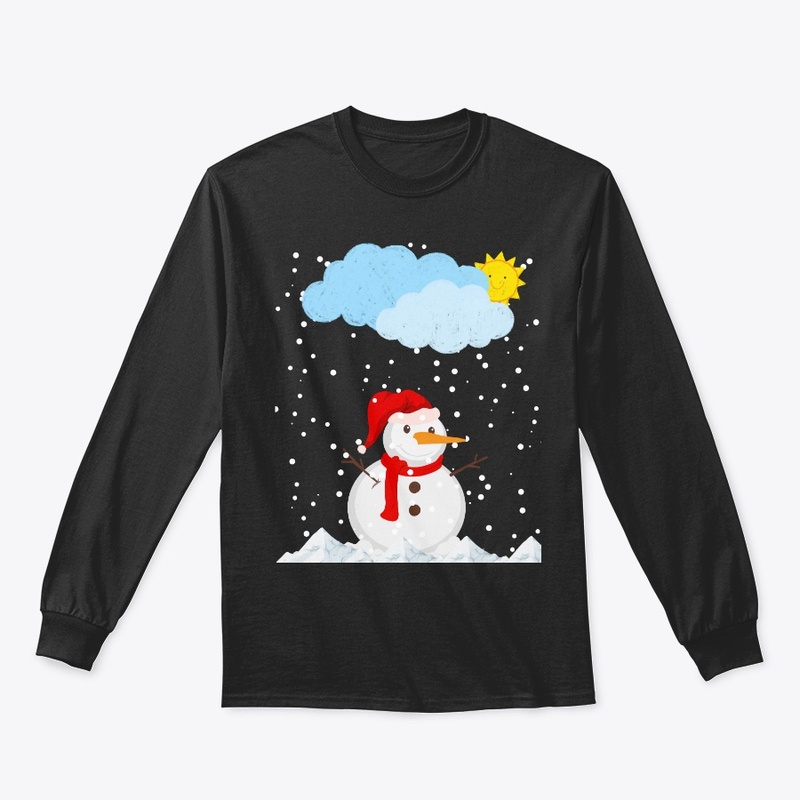 Snowman in the sunshine