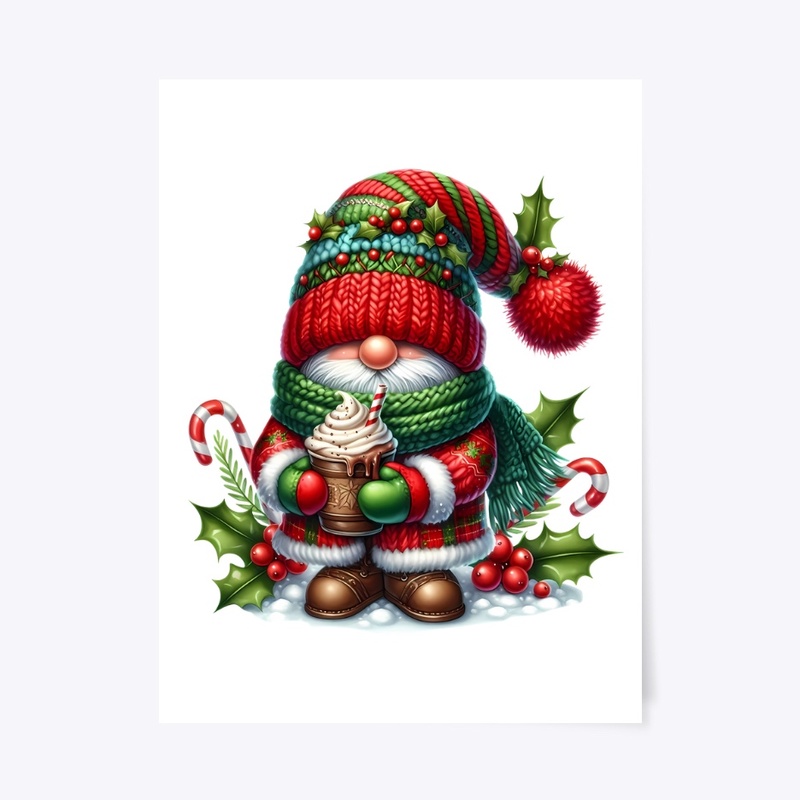 Cookie-Loving Cozy Gnome