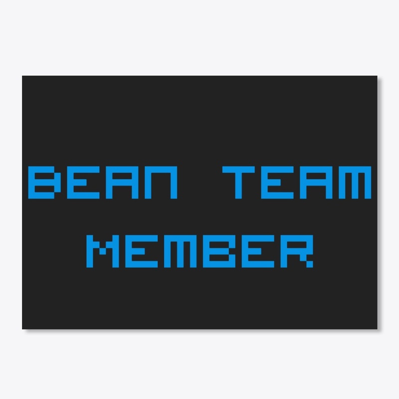 Bean Team Member Sticker