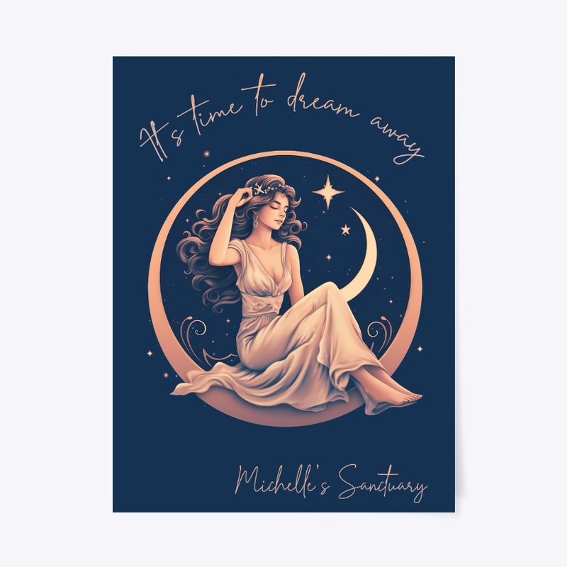 Retro It's Time To Dream Away Poster
