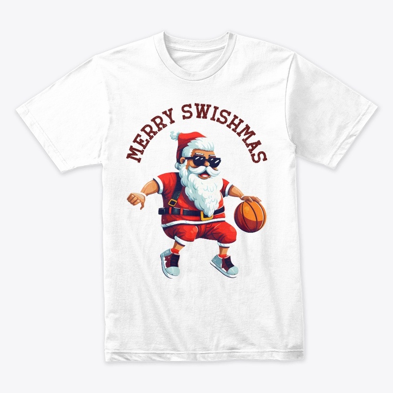 Merry Swishmas Santa Basketball