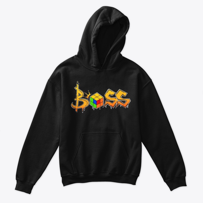 Boss Cubing T-Shirt (Black 2x2)