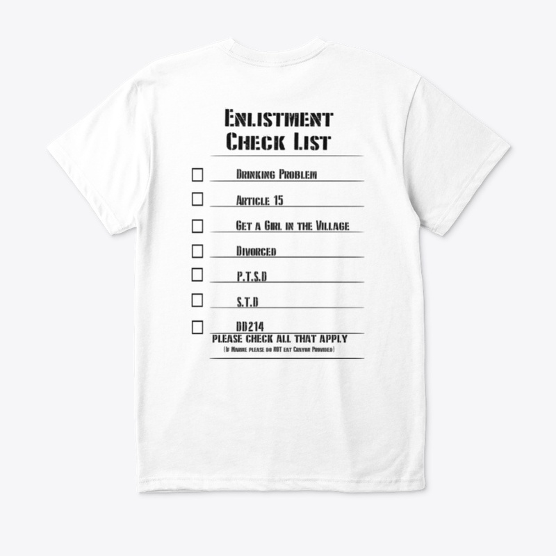 Enlistment Check List