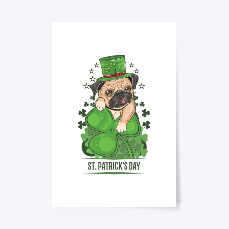 Pug St. Patrick's Day