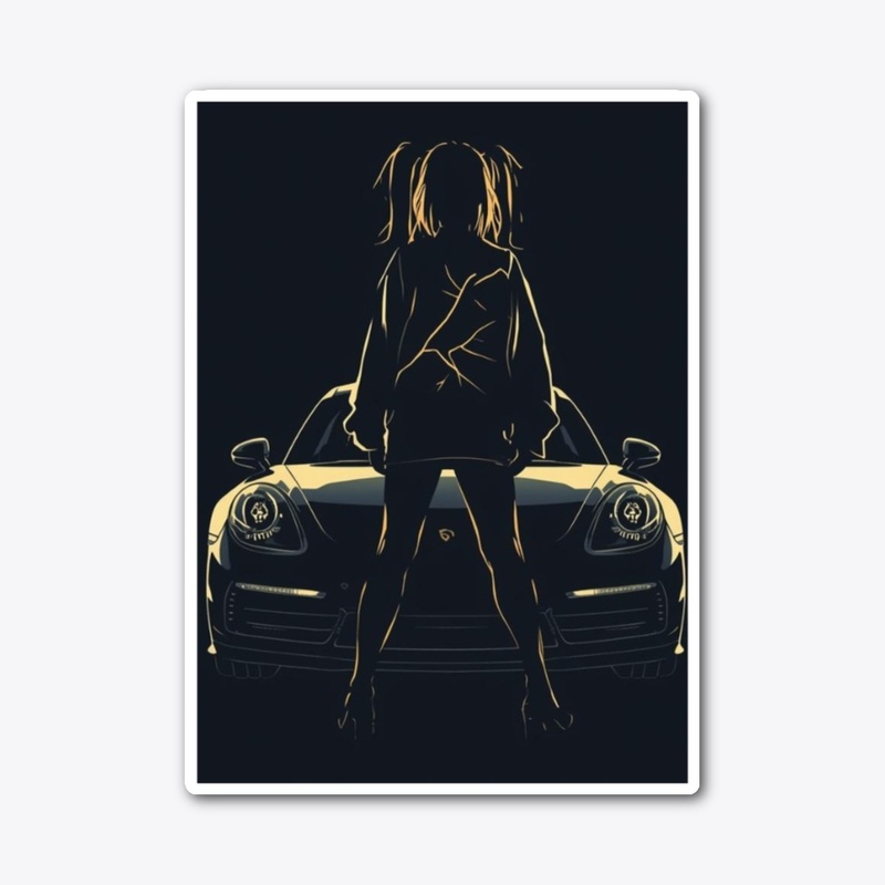 a doll woman in oversized streetwear