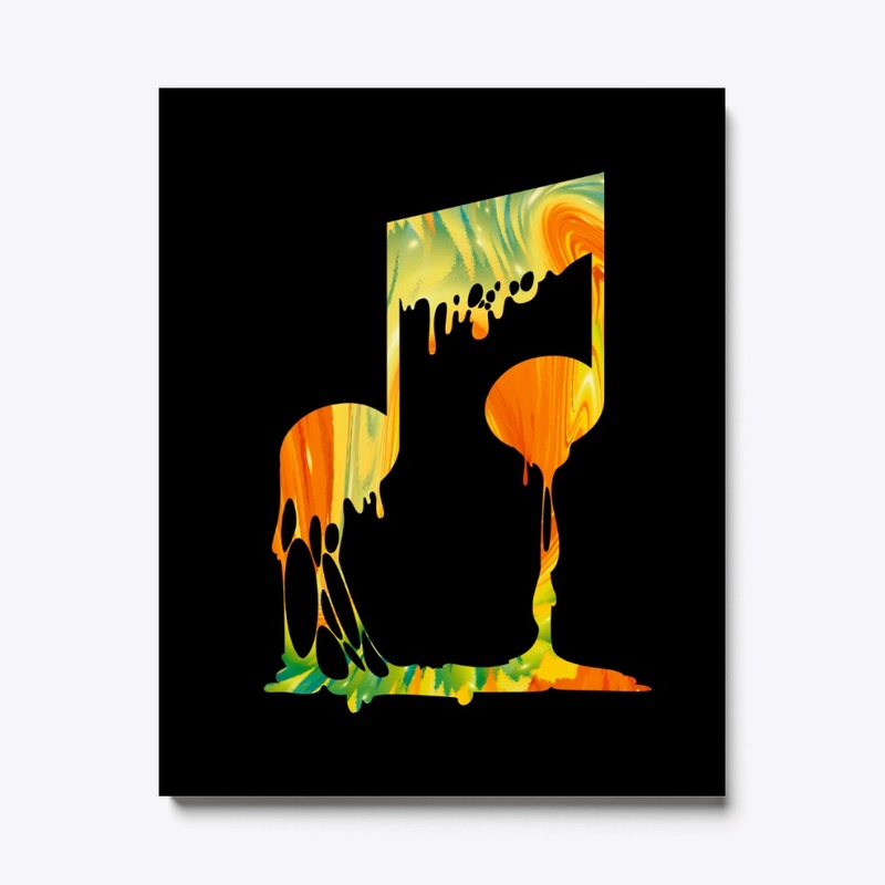 Melting Music Note
