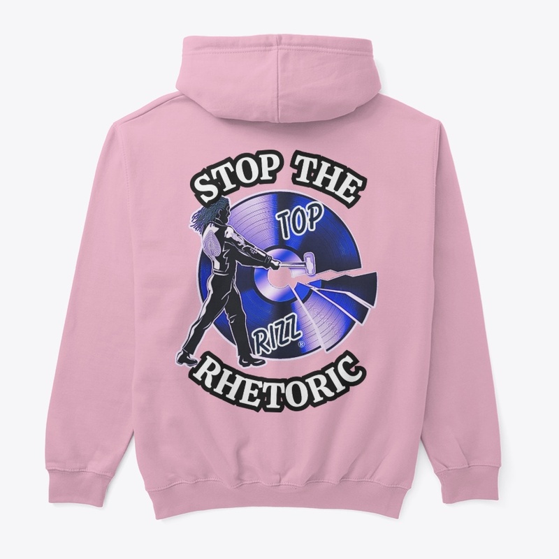 TOP RIZZ LOGO - STOP THE RHETORIC