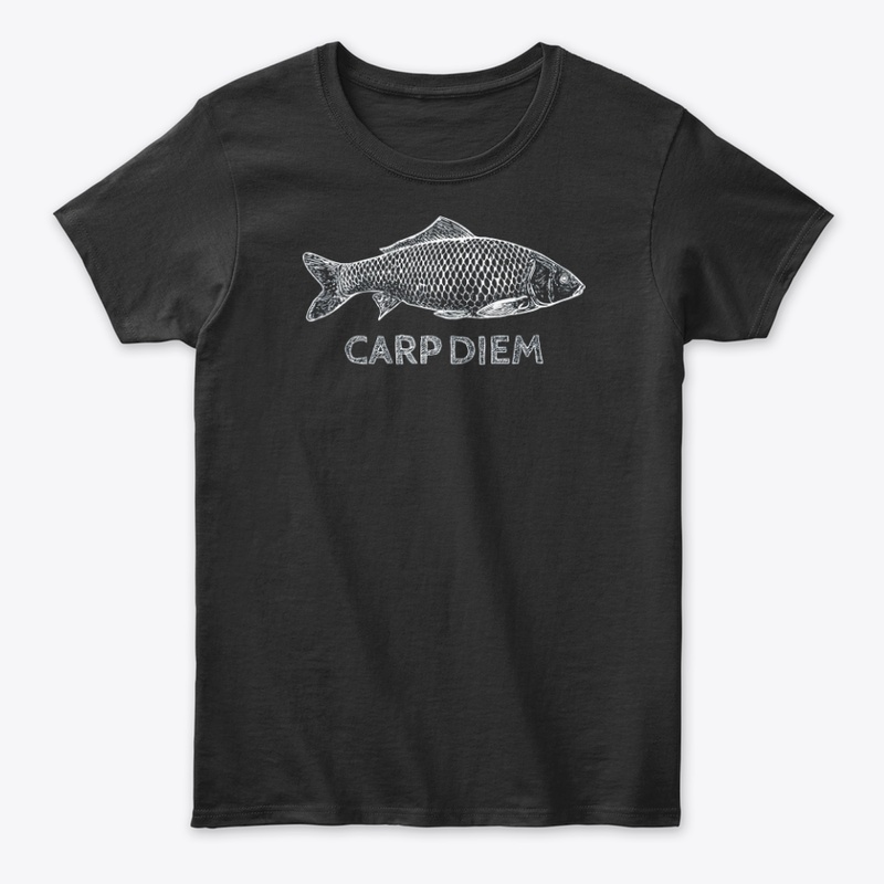 Carp Diem Shirt Funny Fish Pun Fishing