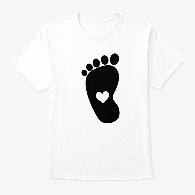 Baby Footprint with Heart