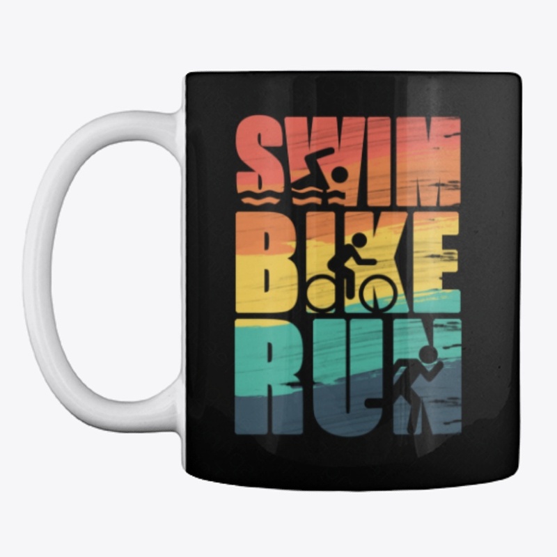 Triathlon Sports swim bike run T-Shirt