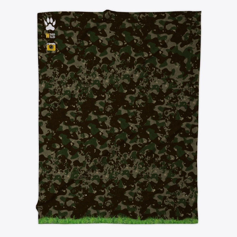 Camouflage Aesthetic Blanket 