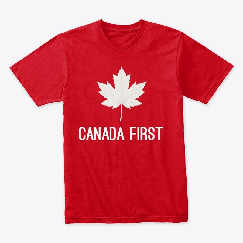 🇨🇦 Canada First Red & White T-Shirt