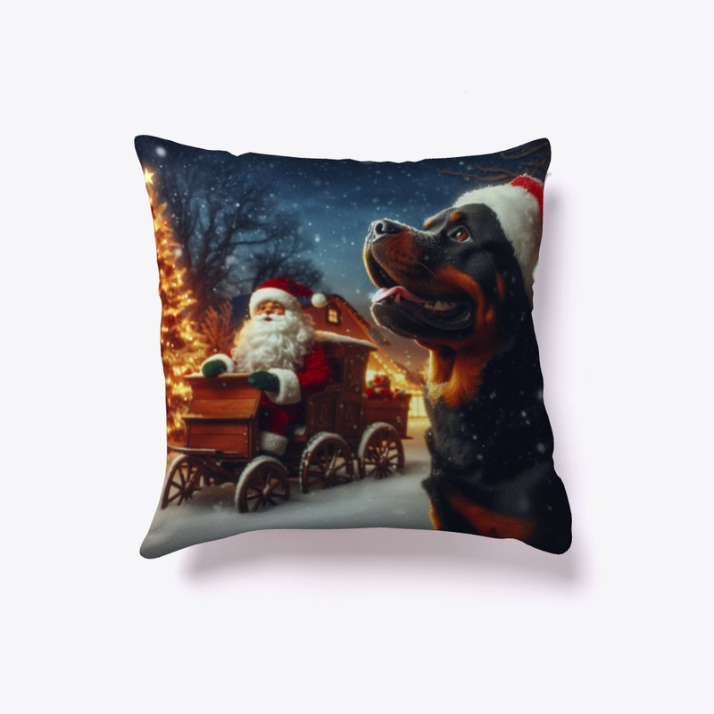 Rottweiler Santa