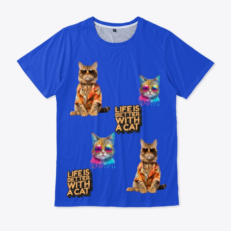 Love Cats All-Over Print Unisex Tee
