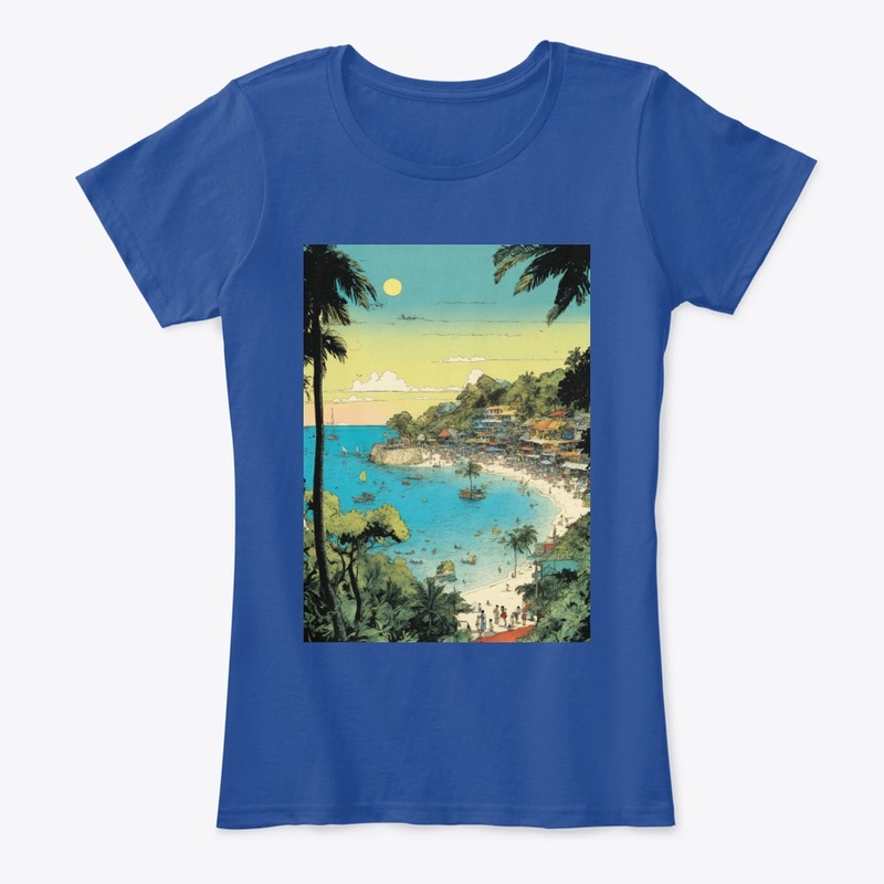 Women's comfort designer tee