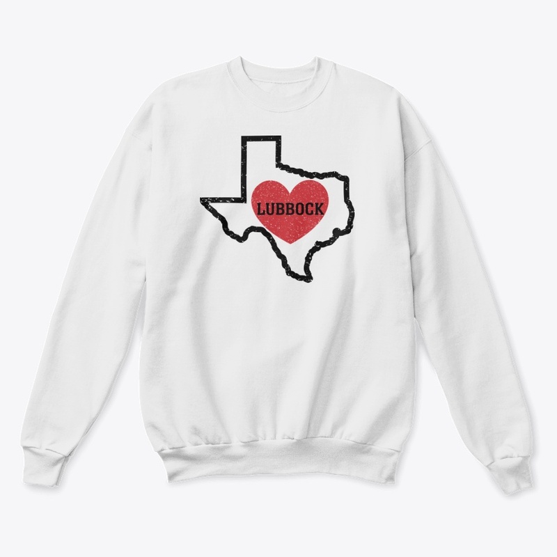 Lubbock Texas Heart Shirt City State